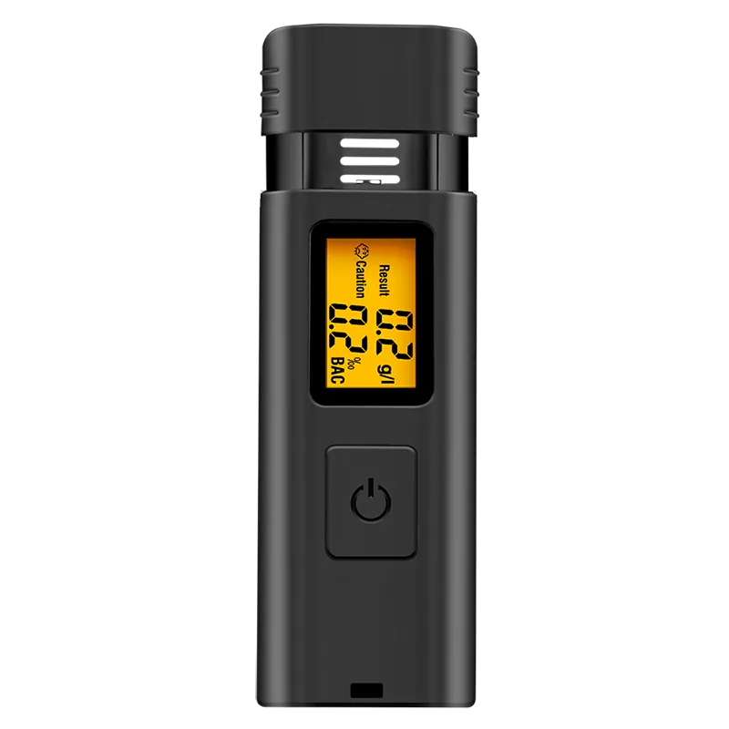 Atemalkoholtester, LCD-Display, schwarz