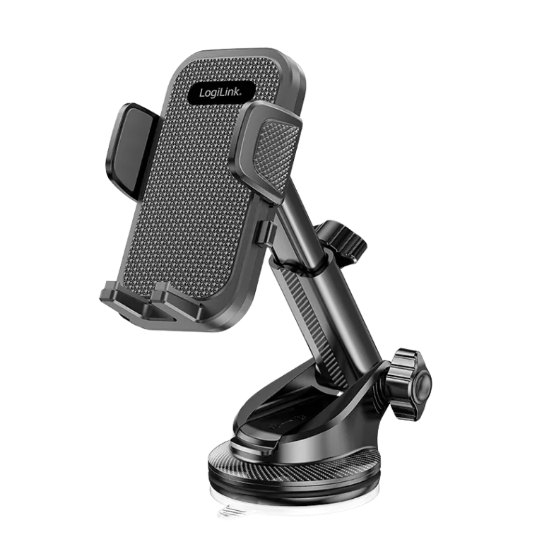 Kfz-Smartphonehalterung, 4–7", bis 16 cm ausziehbar, 360°, Armatur & Scheibe