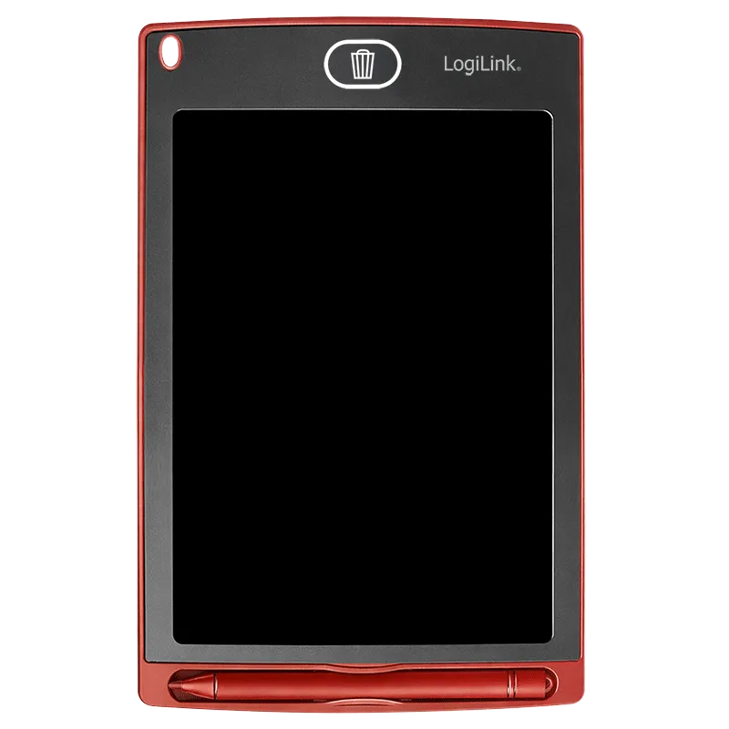 LCD-Kinderschreibtafel 8,5", lösch- und wiederbeschreibbar, augenschonend, rot