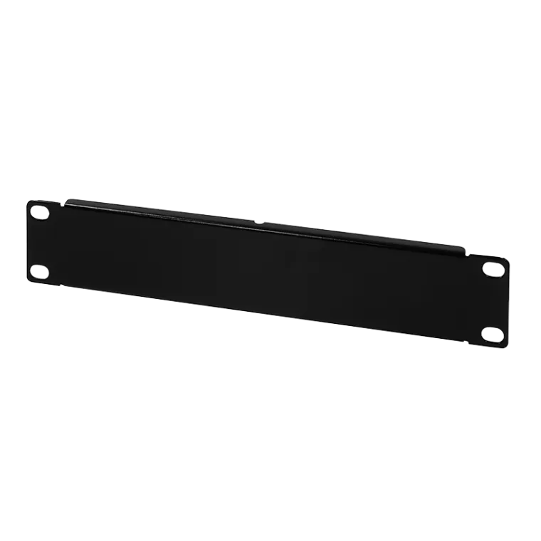 10" Blindpanel 1HE, Schwarz
