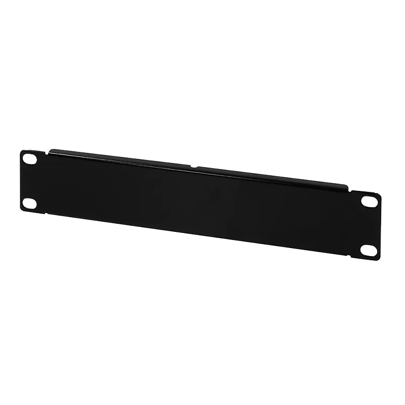 10" Blindpanel 1HE, Schwarz