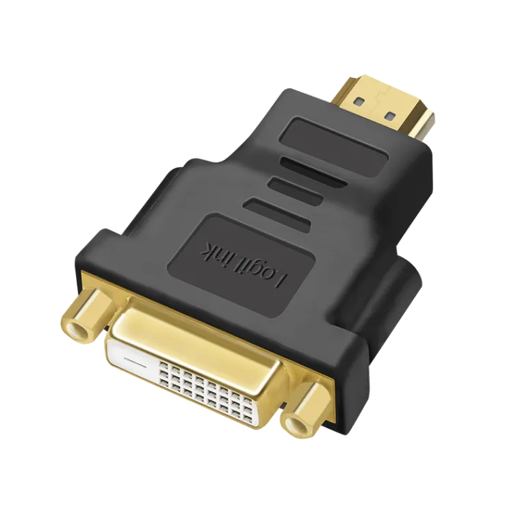 HDMI-Adapter, A/M zu DVI-D/F, 1080p, schwarz