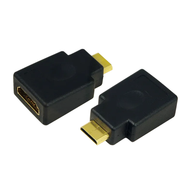 HDMI-Adapter, Mini-C/M zu A/F, 4K/30 Hz, schwarz