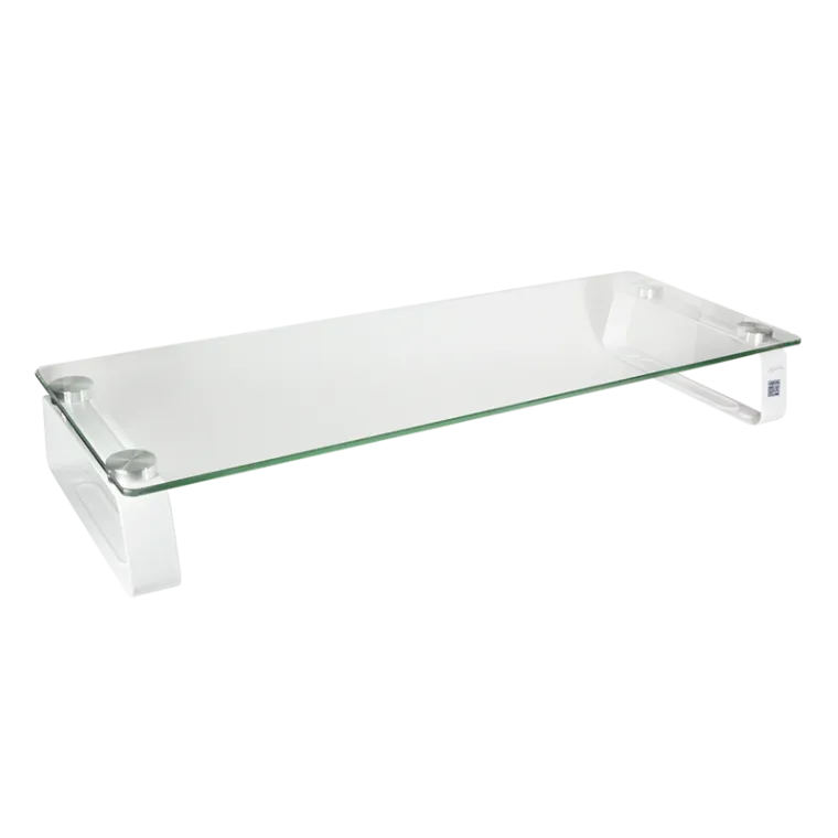 Monitorerhöhung aus Glas, 560 mm lang