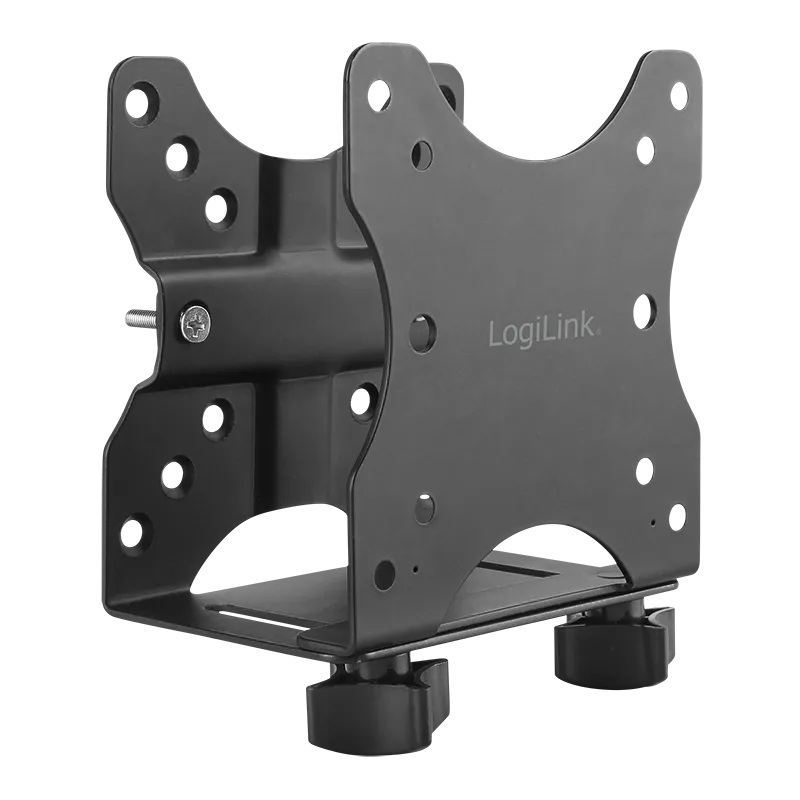 Mini-PC-Halterung, bis 5 kg, 17–70 mm, Vesa 75x75, 100x100, Schwarz