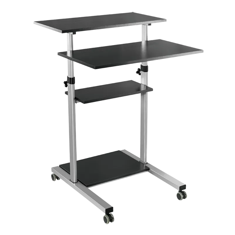 Sitz-/Steharbeitsplatz, höhenverstellbar, rollbar, 60 kg max.