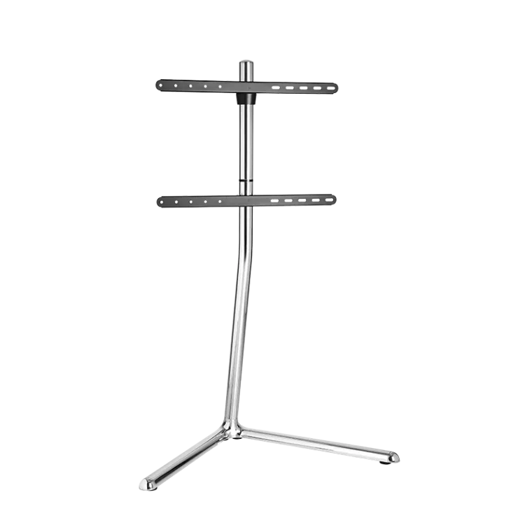 TV-Ständer, 49–70", mit V-Fuß, 40 kg max., Chrom