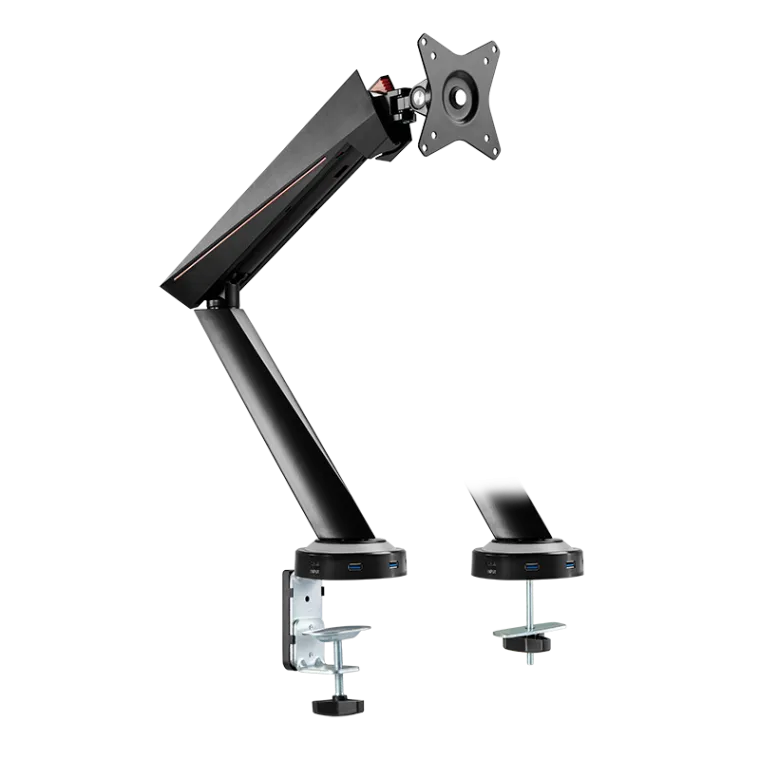 Monitorhalterung, 17–32", Gaming, Gasdruckfeder