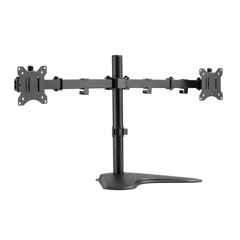 Monitorständer 2-fach, 17–32", Stahl, Armlänge: je 390 mm