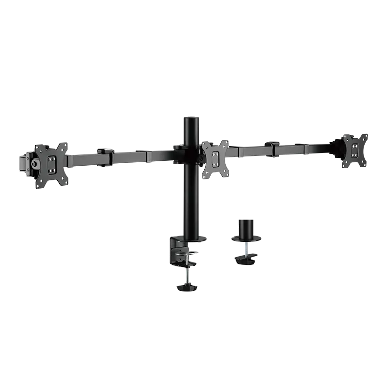 3-fach-Monitorhalterung, 17–27", 7 kg je Arm, max. Armläne 380 mm