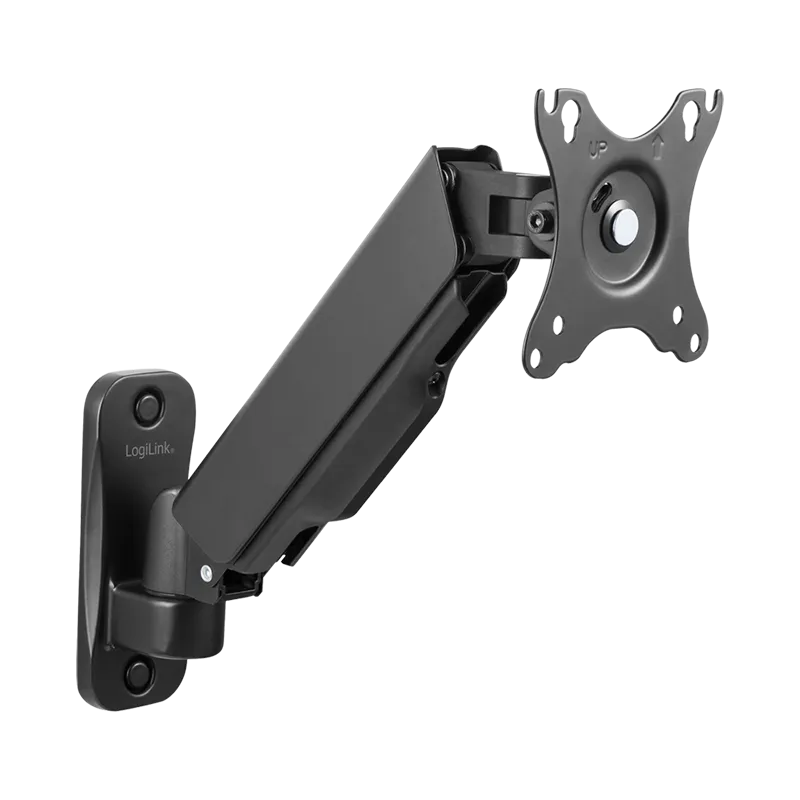 Monitorwandhalterung, 17–32", Gasdruckfeder, 90–380 mm