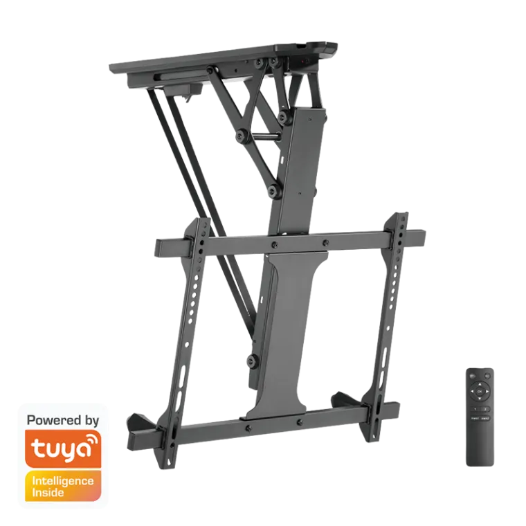 TV-Deckenhalterung, 32–70", elektrisch, 35 kg max., Sprachsteuerung, Tuya