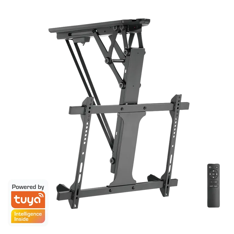 TV-Deckenhalterung, 32–70", elektrisch, 35 kg max., Sprachsteuerung, Tuya