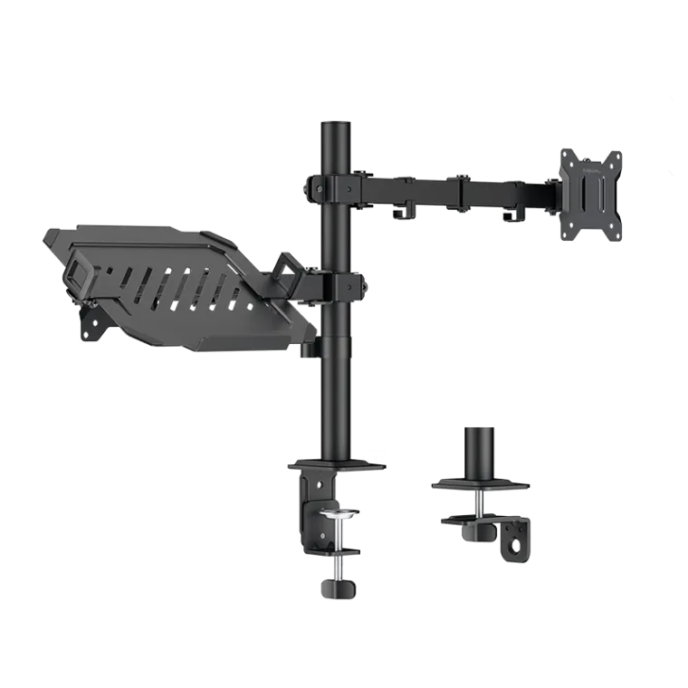 Dual-Monitorhalterung, 17–32"-Monitore (10 kg), 12-17" Notebooks/Tablets (9 kg)