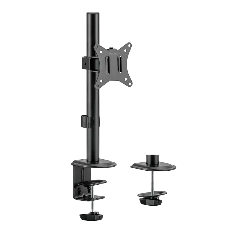 Monitorhalterung, 17–32", 9 kg max., neig-, kipp-& drehbar, Armlänge: 65 mm, schwarz