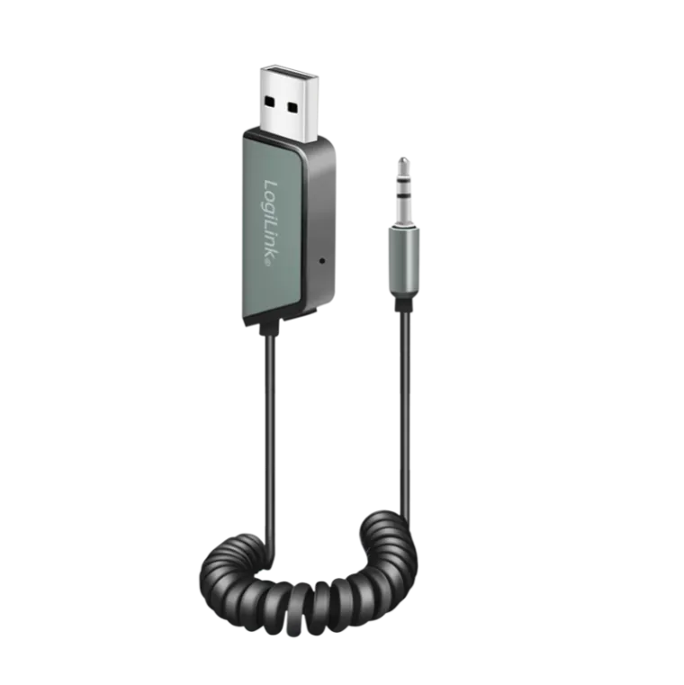 BT 5.3 Audio-Empfänger für Fahrzeuge, 1x USB-A, 1x 3,5 mm Aux, schwarz