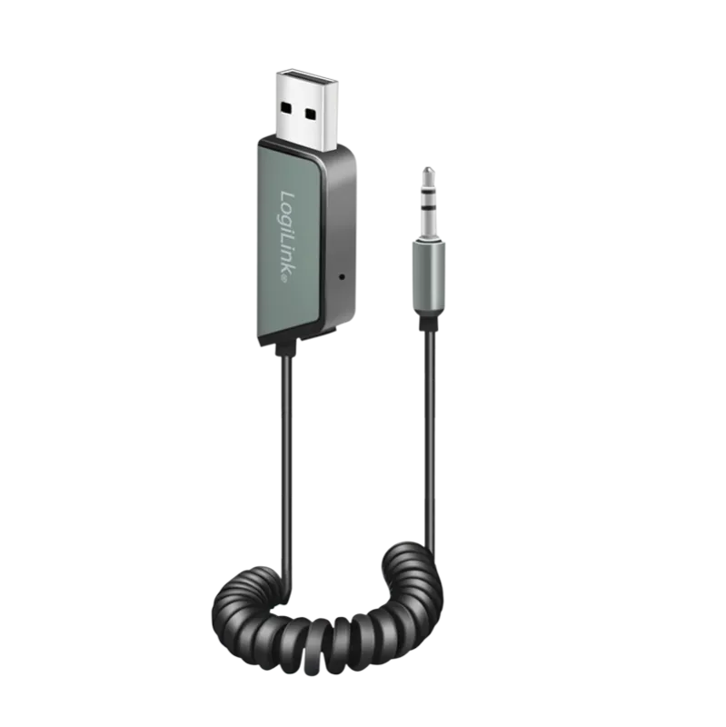 BT 5.3 Audio-Empfänger für Fahrzeuge, 1x USB-A, 1x 3,5 mm Aux, schwarz
