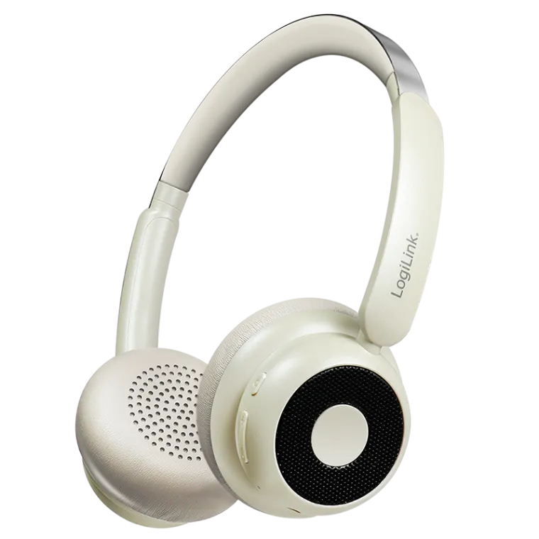BT 6.0 AuraSolo-Headset, 20 Std.-Akku, ANC, Ø40 mm, Multi-Steuerung, Braun