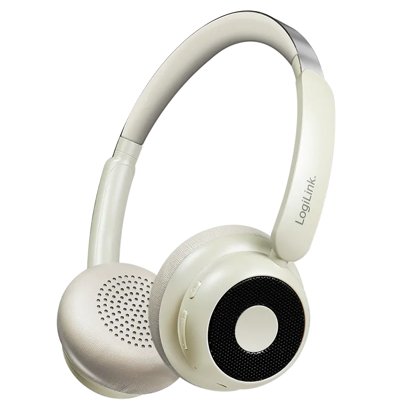 BT 6.0 AuraSolo-Headset, 20 Std.-Akku, ANC, Ø40 mm, Multi-Steuerung, Braun