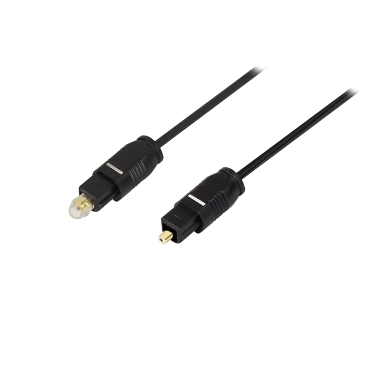 Audio-Kabel, Toslink/M zu Toslink/M, PMMA Ader, schwarz, 1 m