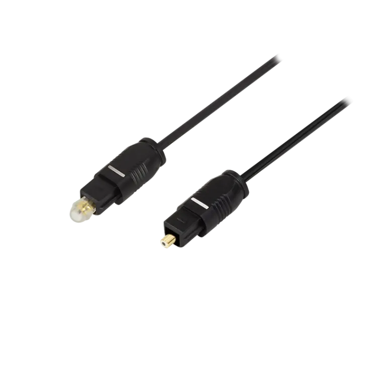 Audio-Kabel, Toslink/M zu Toslink/M, PMMA-Ader, schwarz, 10 m