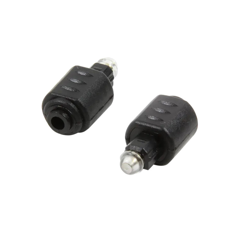 Audio-Adapter, Toslink/M zu Mini-Toslink/F, schwarz