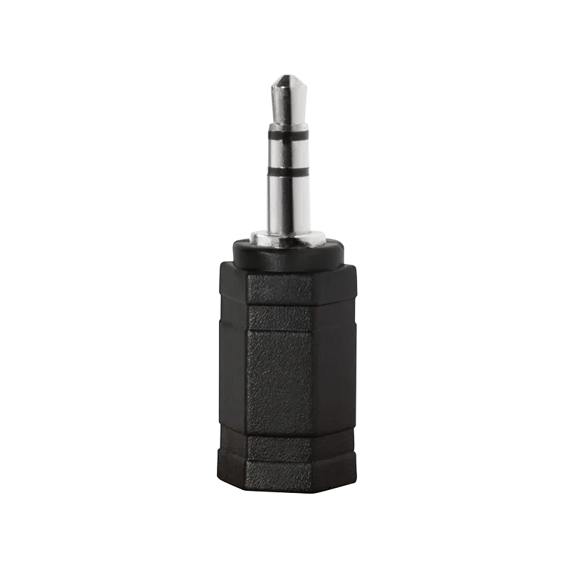 Audio-Adapter, 3,5 mm 3-Pin/M zu 2,5 mm 3-Pin/F, schwarz