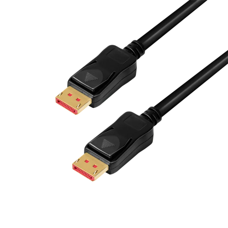 DisplayPort-Kabel, DP/M zu DP/M, 8K/60 Hz, AMP, schwarz, 10 m