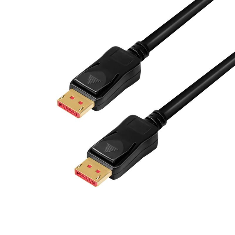 DisplayPort-Kabel, DP/M zu DP/M, 8K/60 Hz, AMP, schwarz, 10 m