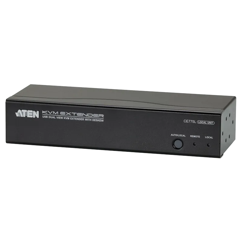 KVM Verlängerung Dual View USB / VGA + Deskew + Audio + RS2Matrix KVM Switch 32