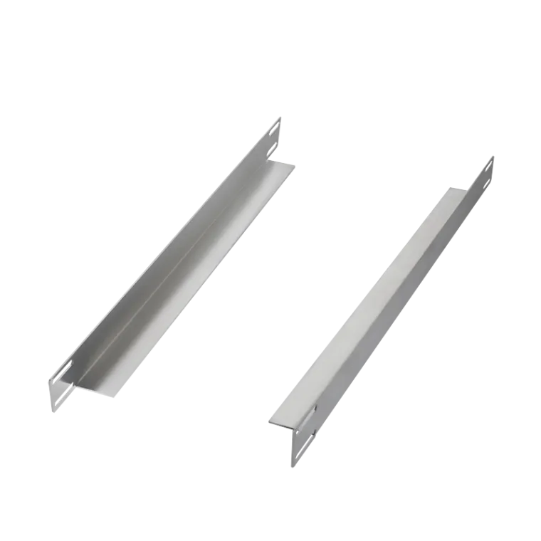 Gleitschienen für 1200 mm tiefe 19"-Schränke, verzinkt, 2 Stück