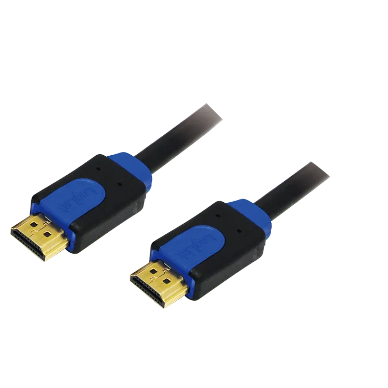 HDMI-Kabel, A/M zu A/M, 4K/30 Hz, schwarz/blau, 1 m