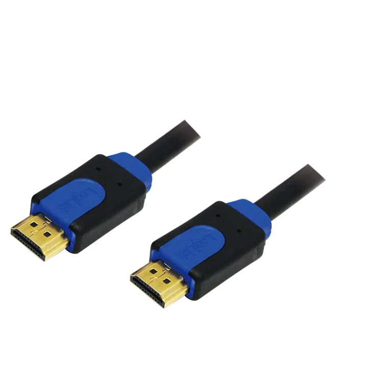 HDMI-Kabel, A/M zu A/M, 4K/30 Hz, schwarz/blau, 3 m