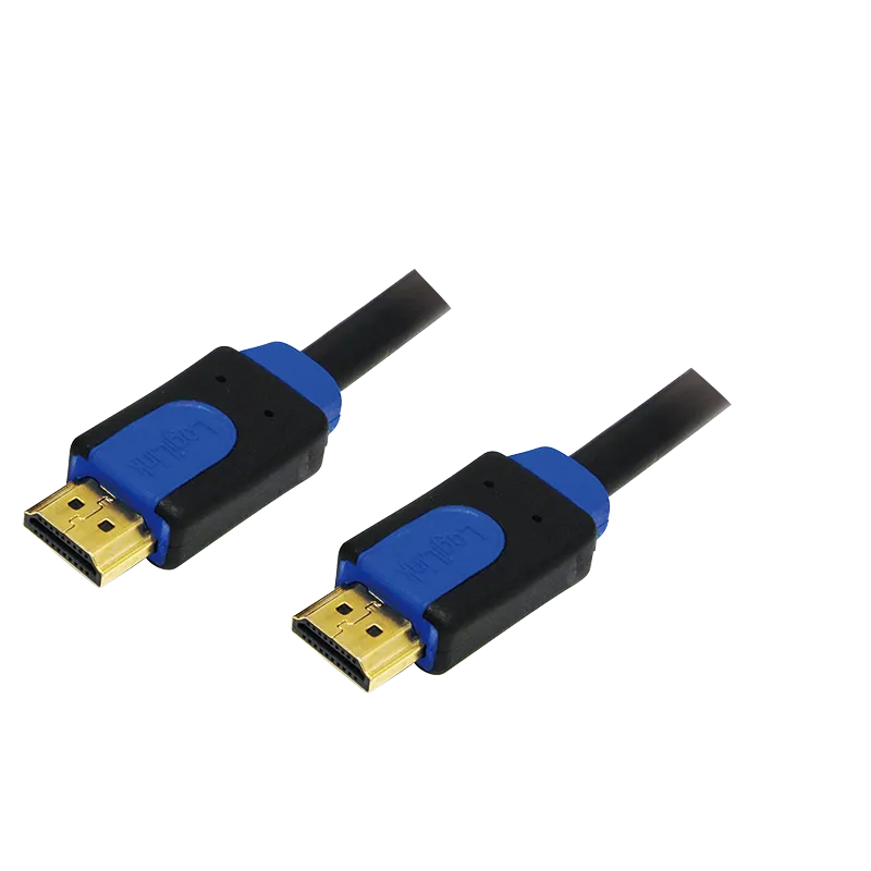 HDMI-Kabel, A/M zu A/M, 4K/30 Hz, schwarz/blau, 15 m