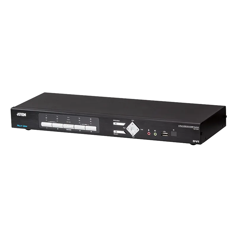 4-Port USB DVI Multi-View KVMP Switch