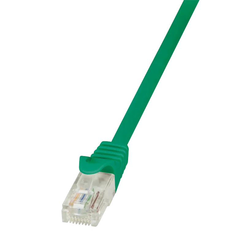 Patchkabel EconLine, Cat.5e, U/UTP, Grün, 1 m
