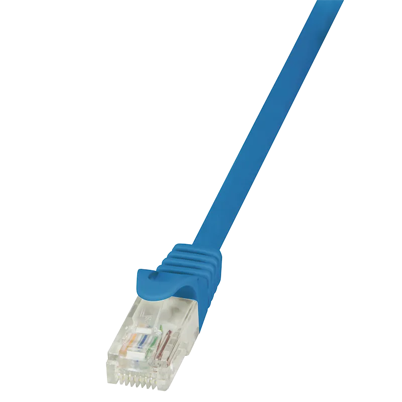 Patchkabel EconLine, Cat.5e, U/UTP, Blau, 1,5 m