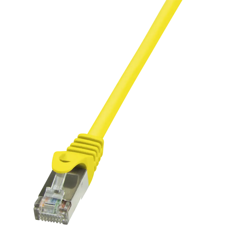 Patchkabel EconLine, Cat.5e, F/UTP, Gelb, 2 m