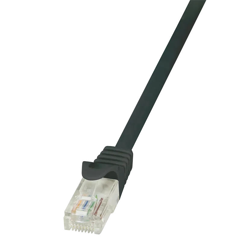 Patchkabel EconLine, Cat.5e, U/UTP, Schwarz, 10 m