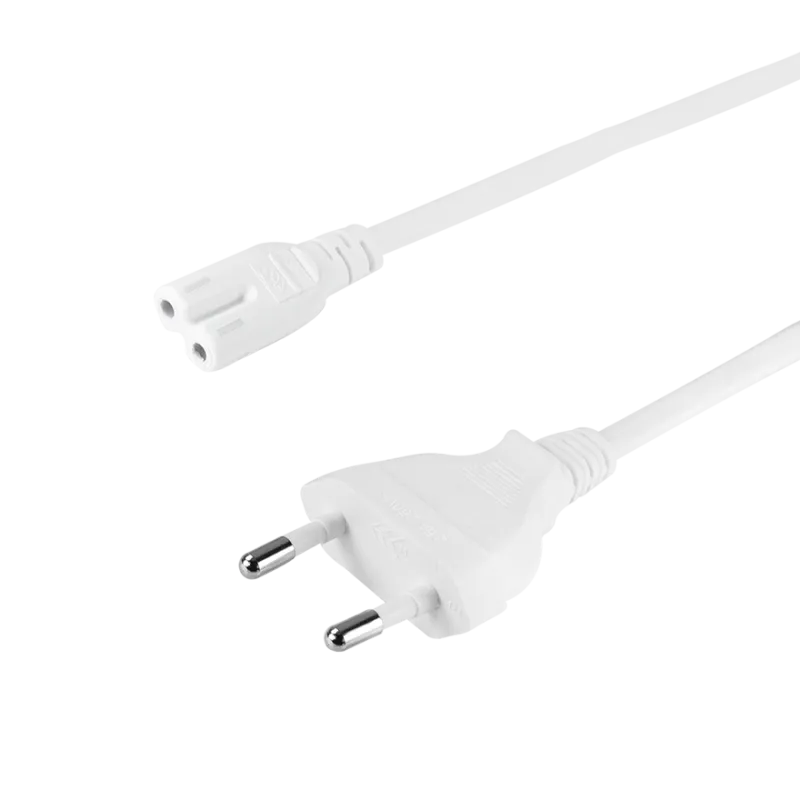 Netzkabel, CEE7/16 zu IEC C7, weiß, 10 m