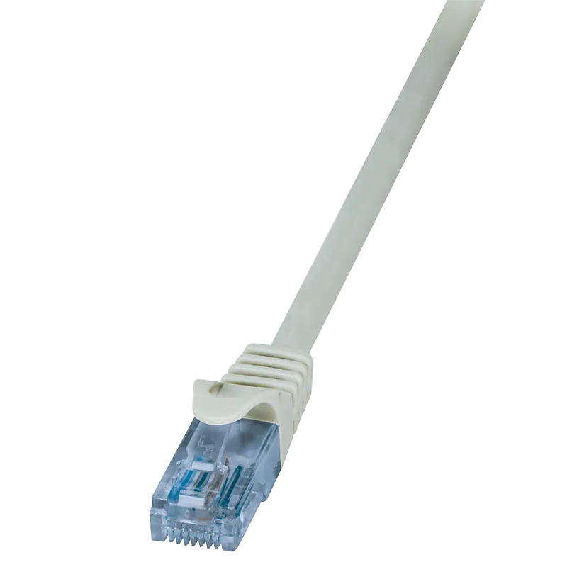 Patchkabel EconLine, Cat.6A, U/UTP, Grau, 1,5 m
