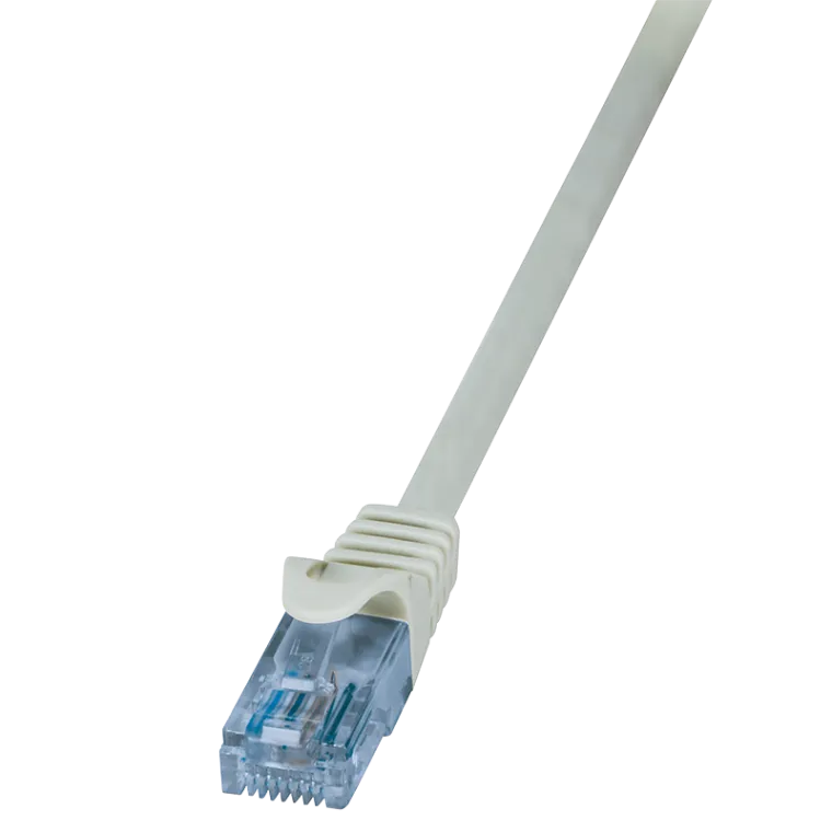 Patchkabel EconLine, Cat.6A, U/UTP, Grau, 3 m