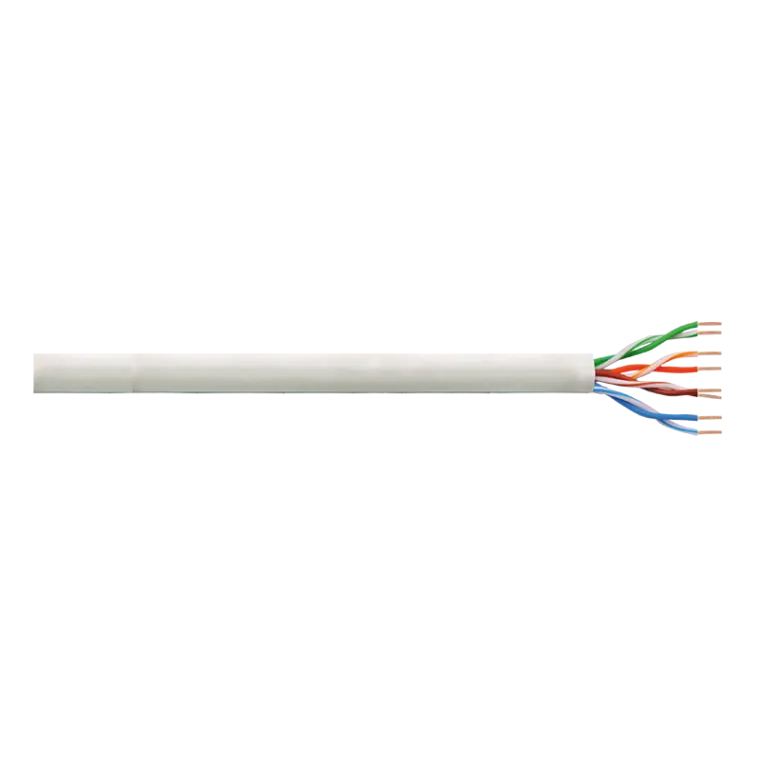 CAT6 CCA Patchkabel EconLine, U/UTP, Grau, 100 m