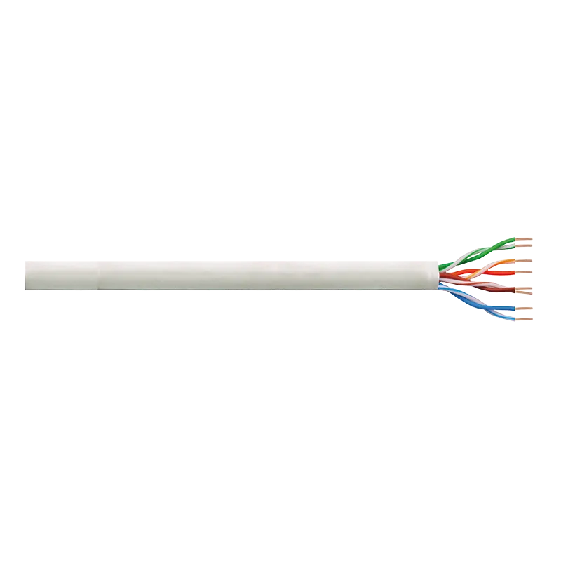 CAT6 CCA Patchkabel EconLine, U/UTP, Grau, 305 m