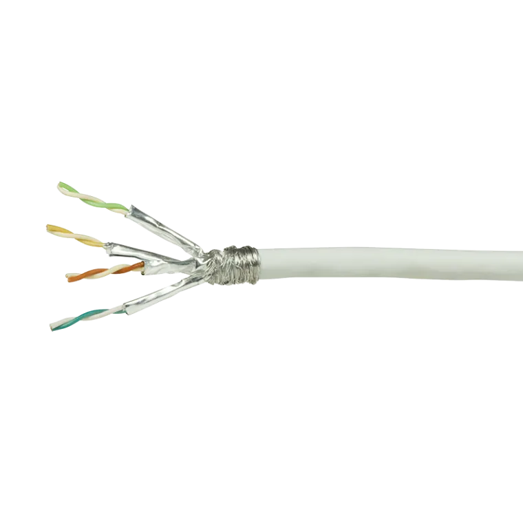 Cat.7 600MHz Verlegekabel 26 AWG S/FTP, 305m, Weiß