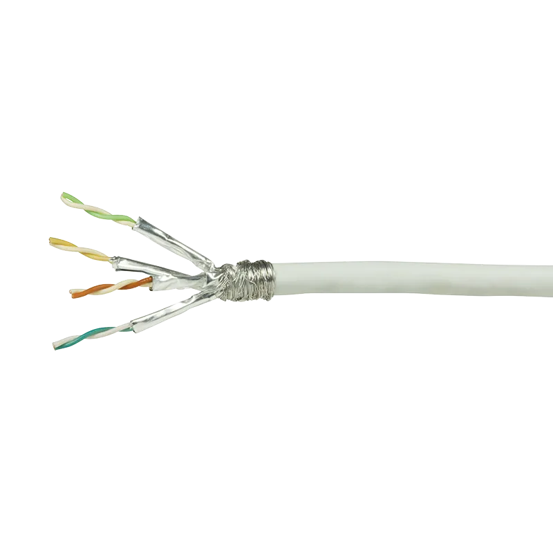 Cat.7 600MHz Verlegekabel 26 AWG S/FTP, 305m, Weiß