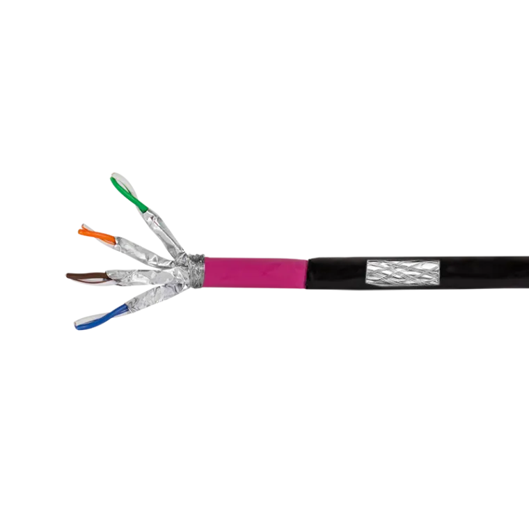 Cat.7 Außenkabel (Erdverlegekabel), LSZH-PE, 100 m