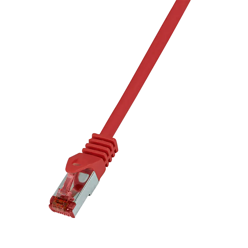 Patchkabel PrimeLine, Cat.6, S/FTP, Rot, 0,25 m