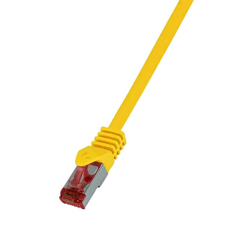 Patchkabel PrimeLine, Cat.6, S/FTP, Gelb, 0,5 m