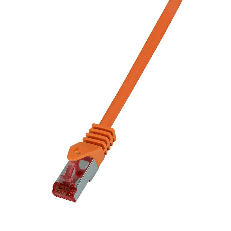 Patchkabel PrimeLine, Cat.6, S/FTP, Orange, 0,5 m